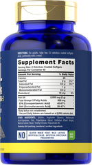 Lemon-flavored odorless fish oil softgels