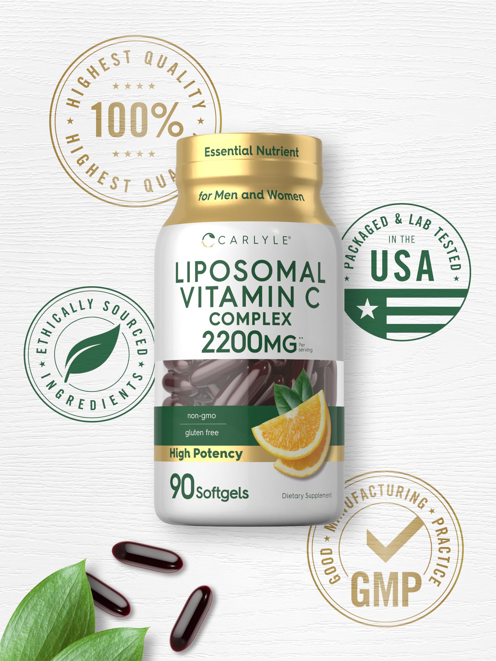Vitamin C Liposomal matrix illustration