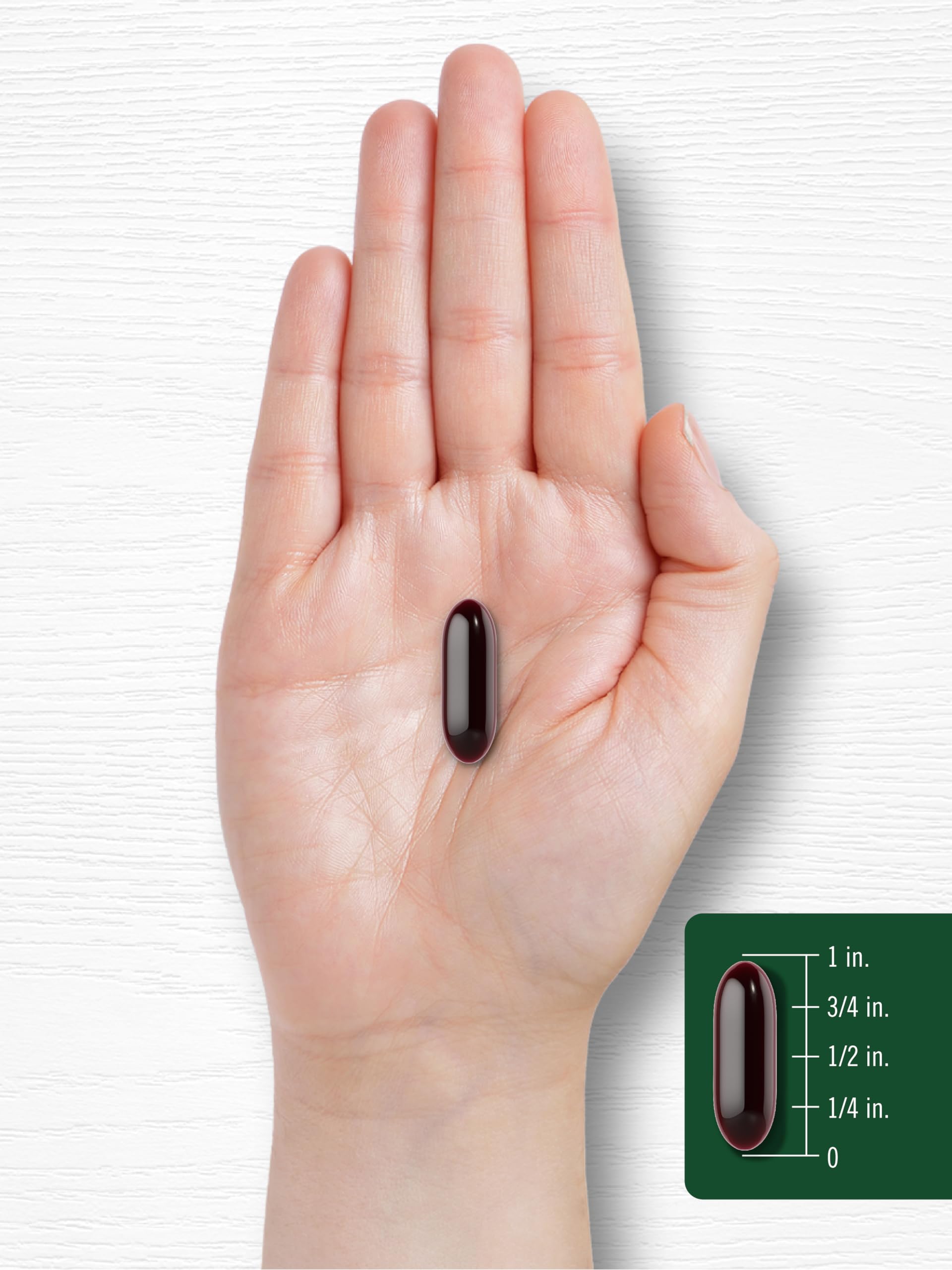 Back nutritional facts panel of Carlyle Vitamin C bottle
