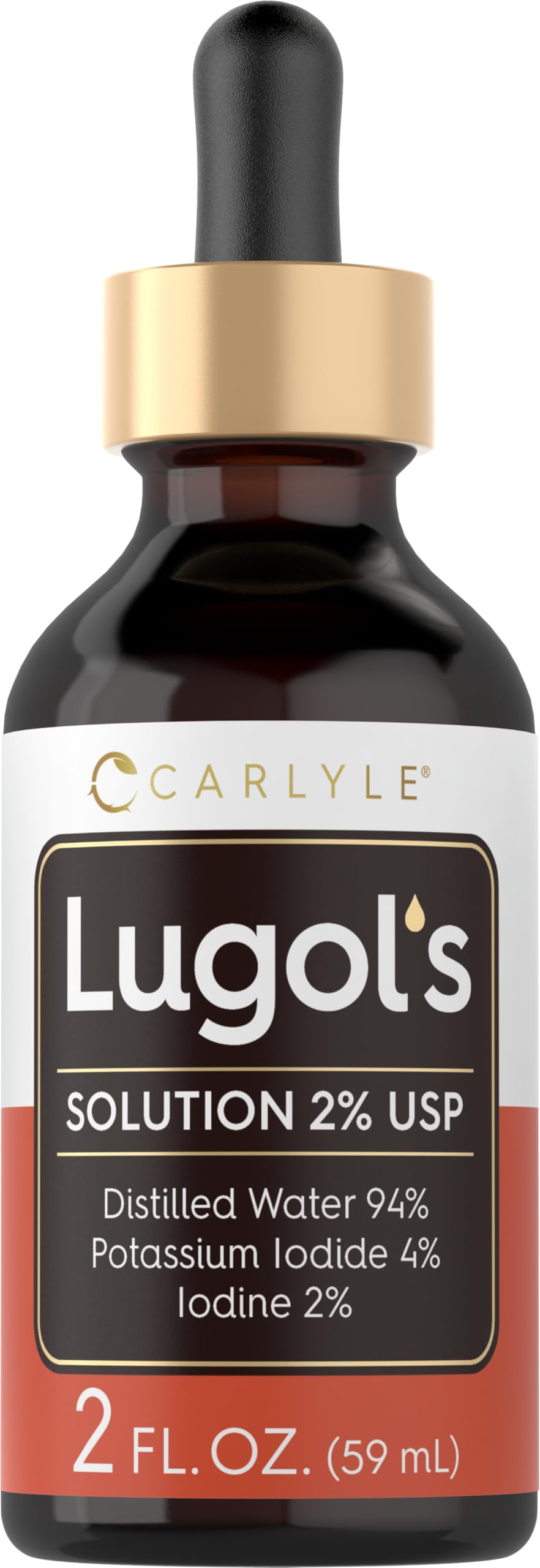 Carlyle Lugols Iodine 2% 2 fl oz bottle