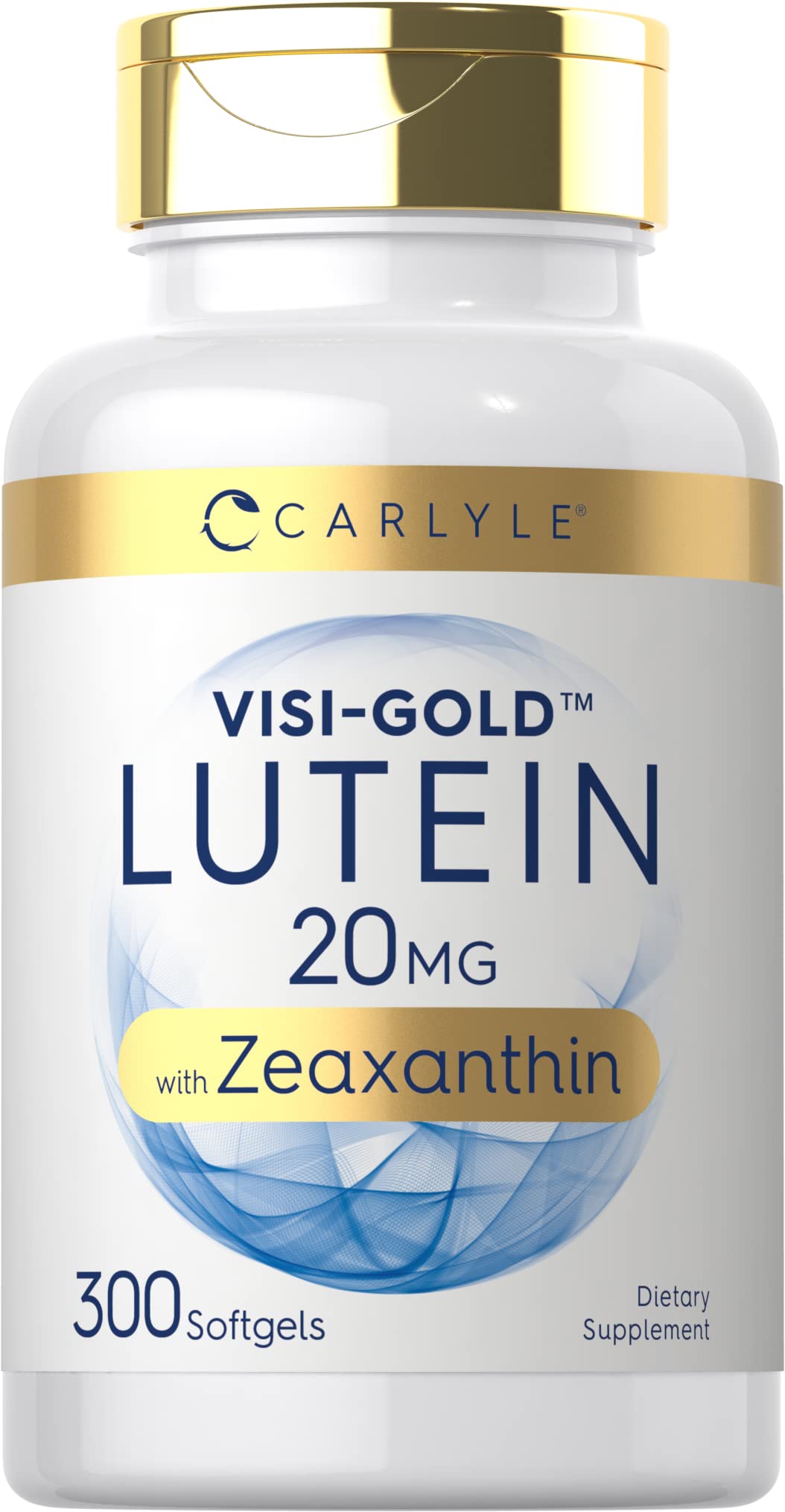Carlyle Lutein and Zeaxanthin 20mg bottle with 300 softgels