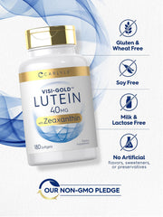 Supplement facts panel for Carlyle Lutein Zeaxanthin