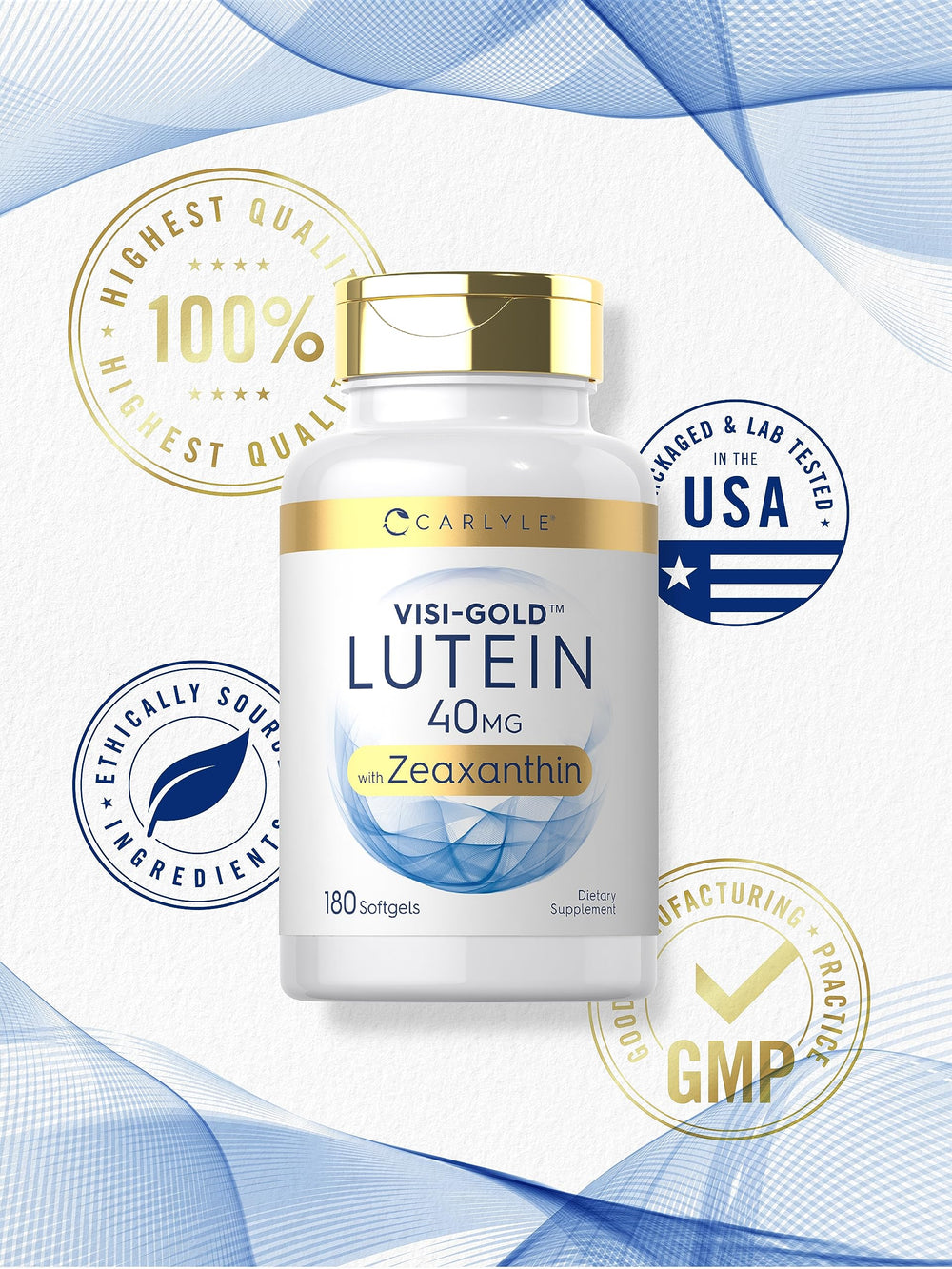 Packaging design and branding of Carlyle Lutein Zeaxanthin