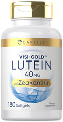 Carlyle Visi-Gold Lutein Zeaxanthin supplement bottle front view