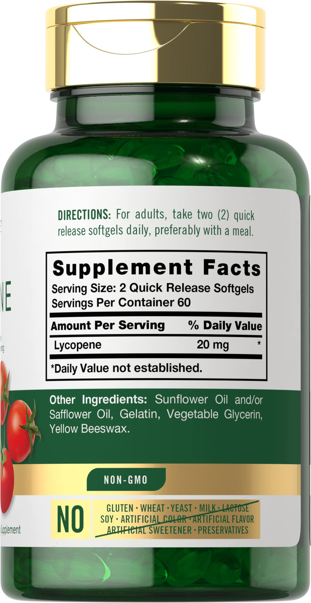 Carlyle Lycopene 20mg 120 softgels pack shot
