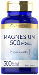 Carlyle Magnesium 500mg bottle - front label