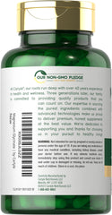 Graphic of ingredients and supplement facts for Carlyle product