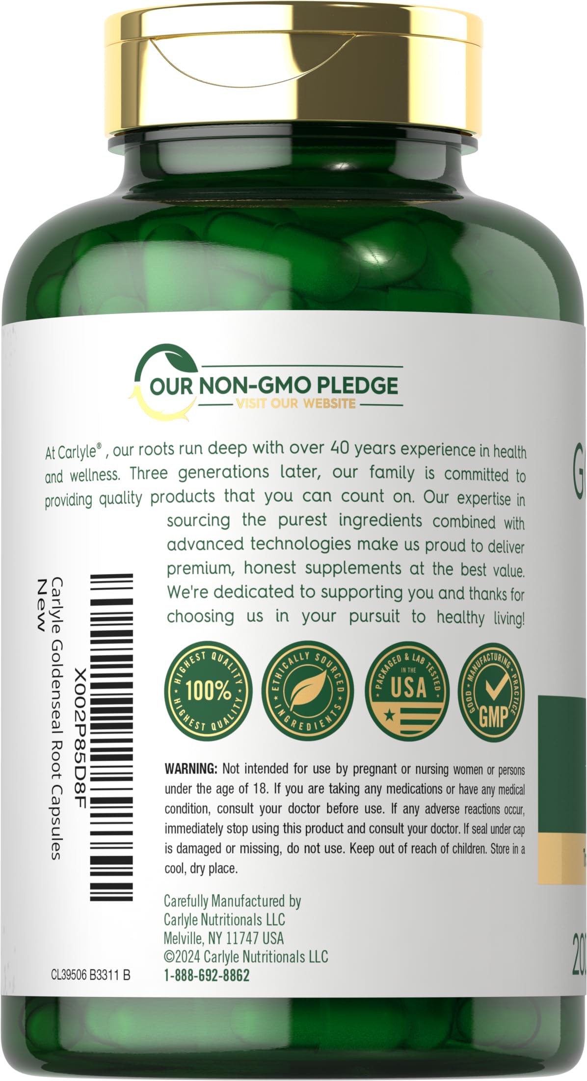 Carlyle manufacturers lab-tested seal