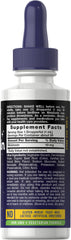Close-up of Carlyle Melatonin Berry Liquid Drops bottle label