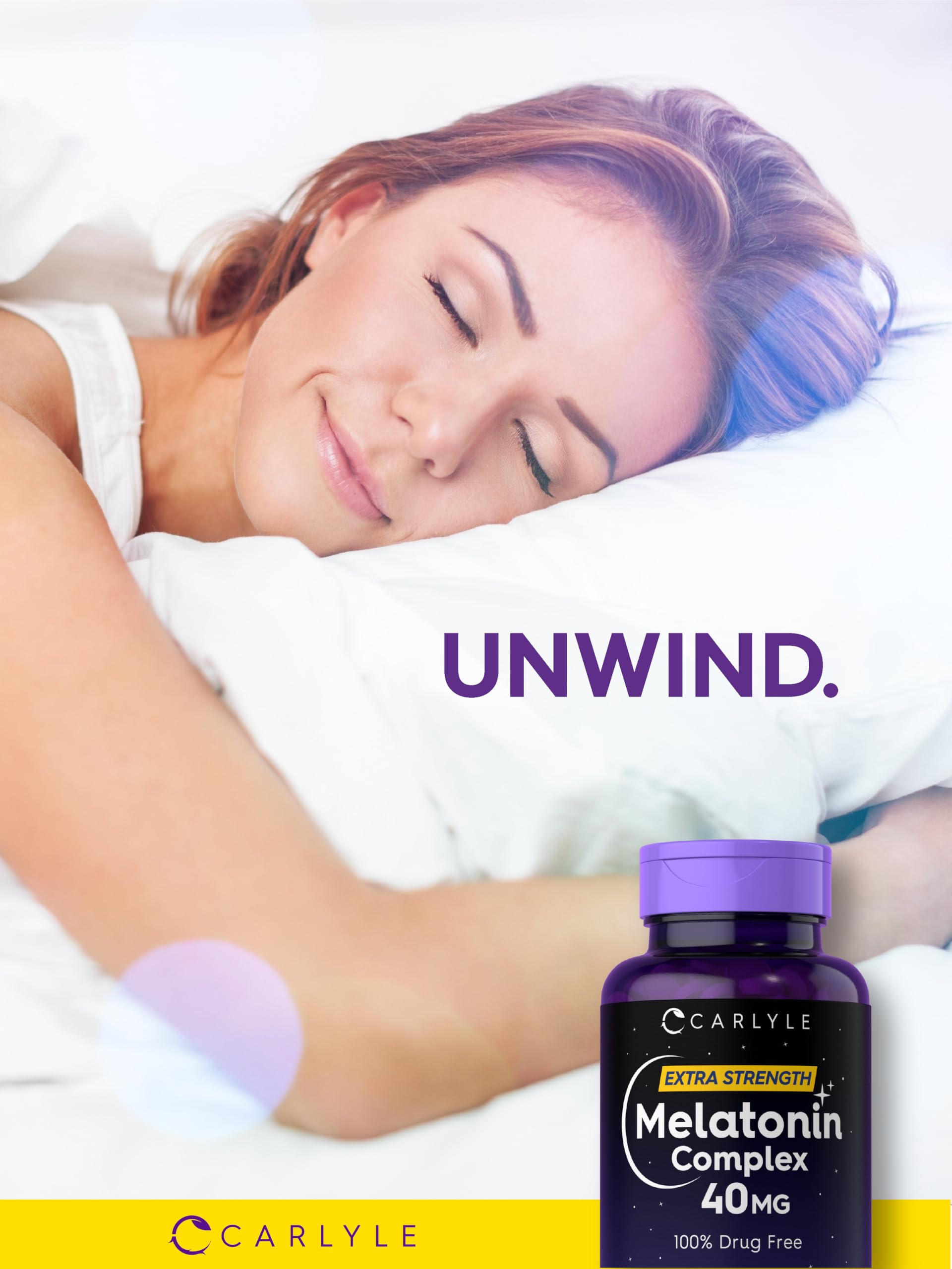 Carlyle Melatonin 40mg Complex packaging and label
