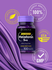 Ingredients list for Carlyle Melatonin 5 mg