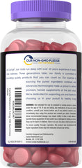 Gummies close-up showing berry flavor