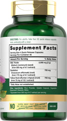 Milk Thistle 2000mg herbal blend with Dandelion and Yellow Dock