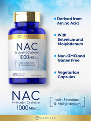 NAC 1000mg per serving diagram