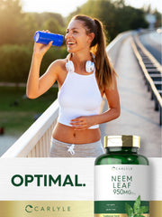 Carlyle Neem Leaf packaging back label