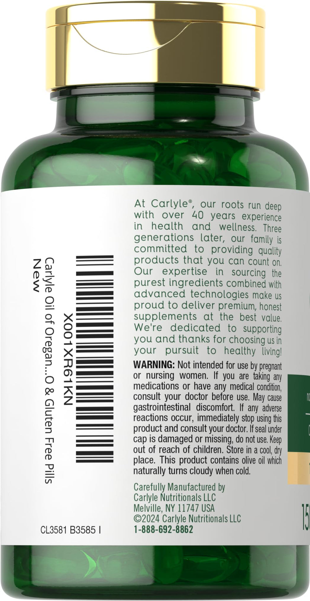 Non-GMO and gluten-free packaging claim