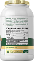 Carlyle Organic Inulin Powder scoop demonstrates easy measuring for recipes