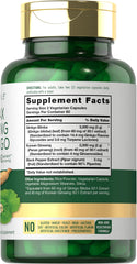 Front view of Carlyle Panax Ginseng & Ginkgo 5000mg bottle