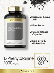 L-Phenylalanine capsules arranged on a tray