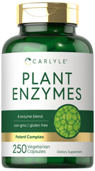 Bottle of Carlyle Plant Enzymes with 250 capsules