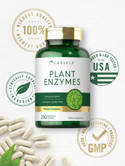 Carlyle Plant Enzymes ingredients list on the package