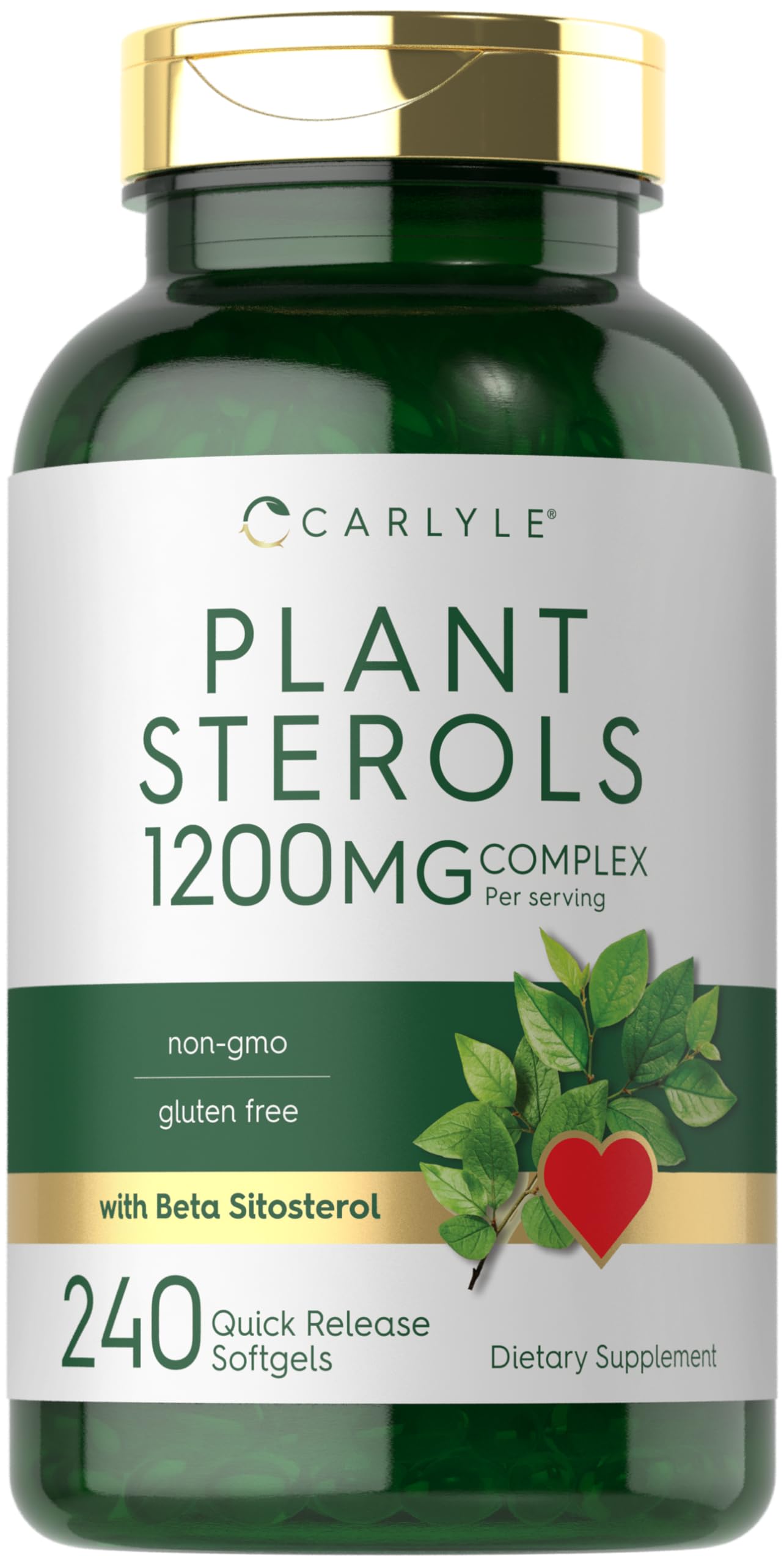 Carlyle Plant Sterols 1200 mg softgel capsules, 240-count