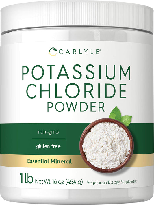 Carlyle Potassium Chloride Powder 16 oz front view