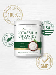 Carlyle Potassium Chloride Powder ingredients panel