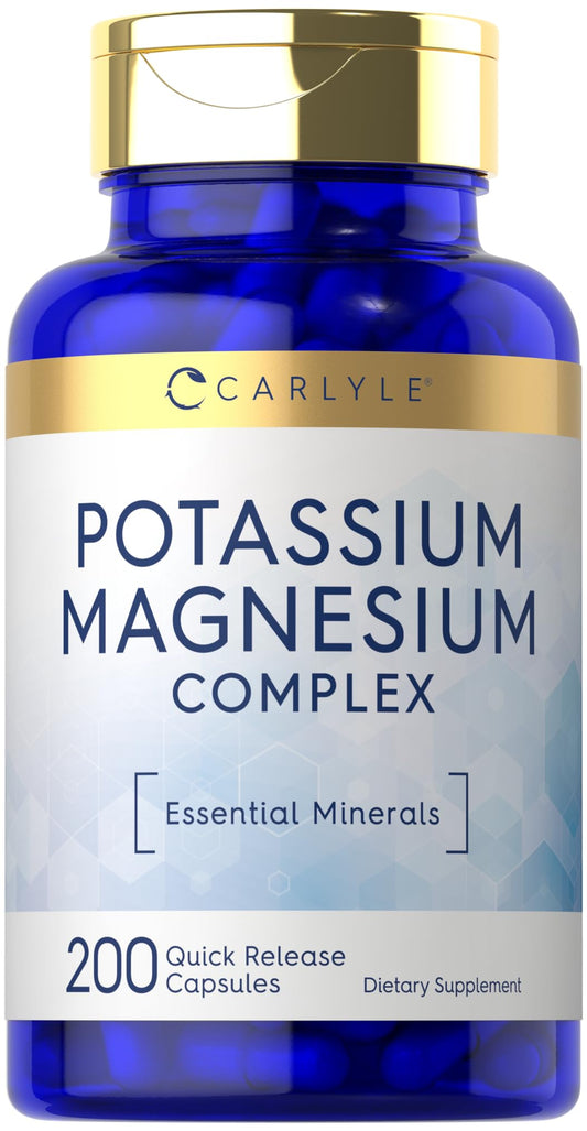 Carlyle Potassium Magnesium supplement front view
