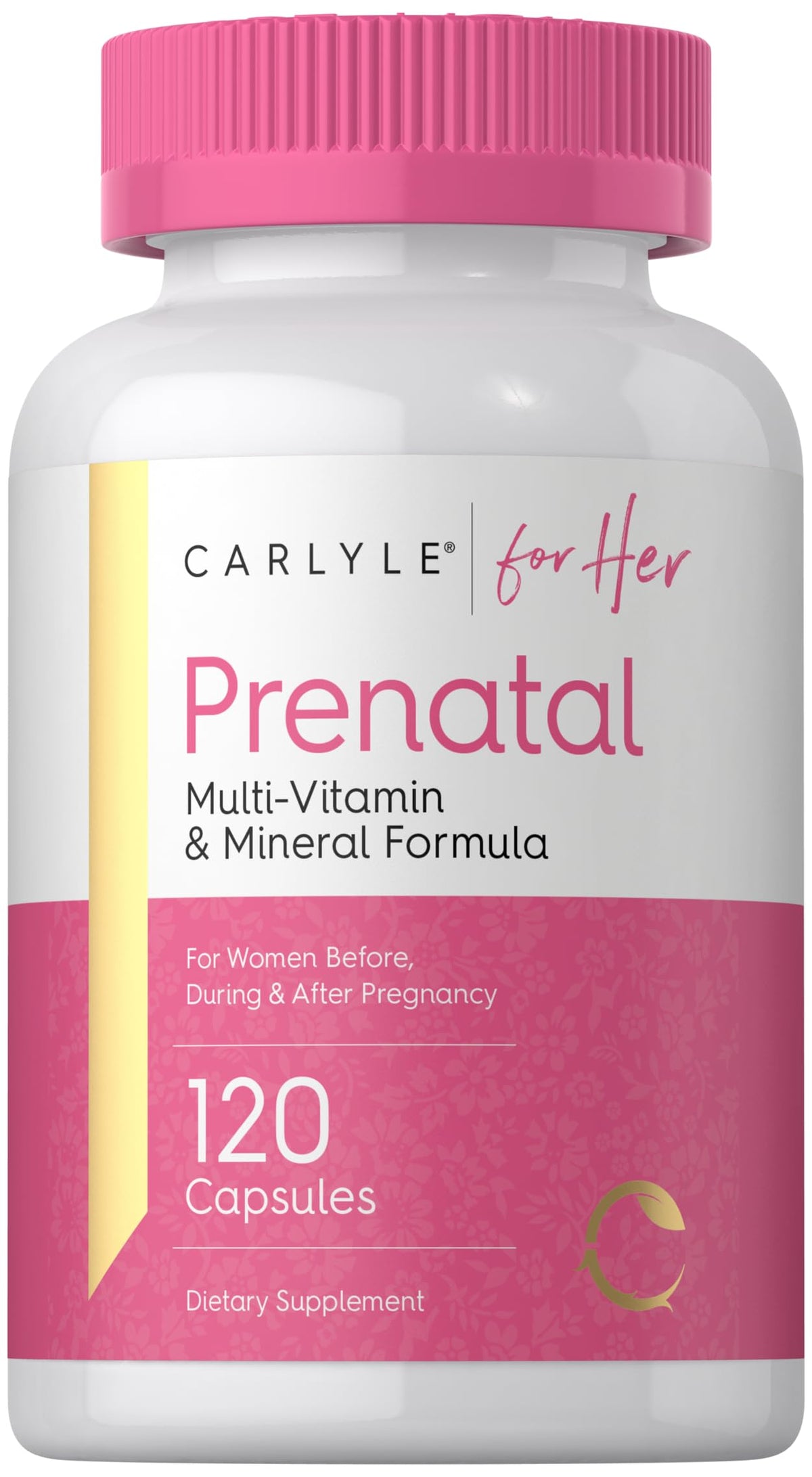 Bottle of Carlyle Prenatal Vitamins for Women
