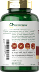 Supplements bottle with clear capsules illustrating quick-release design