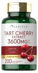 Carlyle Tart Cherry Extract Capsules bottle front