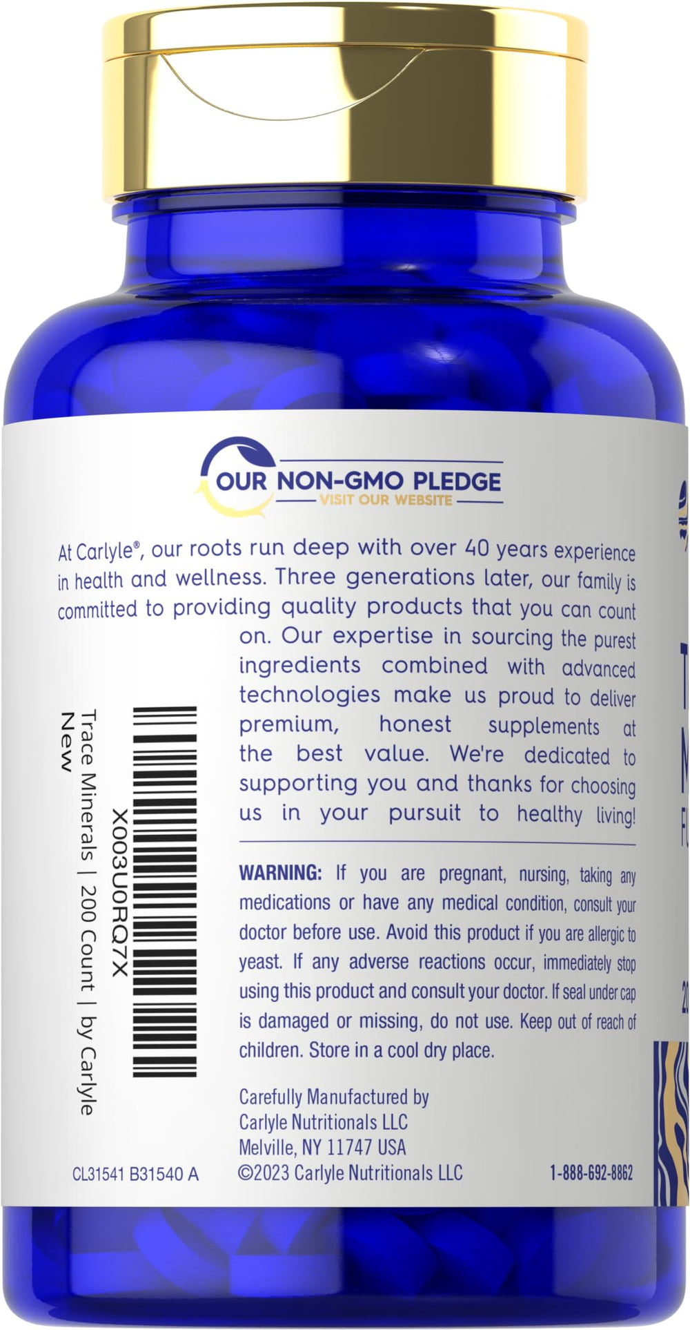 Iodine, Zinc, Selenium, Copper, Manganese, Chromium and Molybdenum tablets