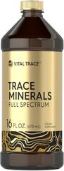 Front view of Carlyle Trace Minerals Liquid Supplement bottle (16 oz)