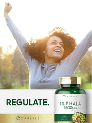 Carlyle Triphala label showing nutrition information
