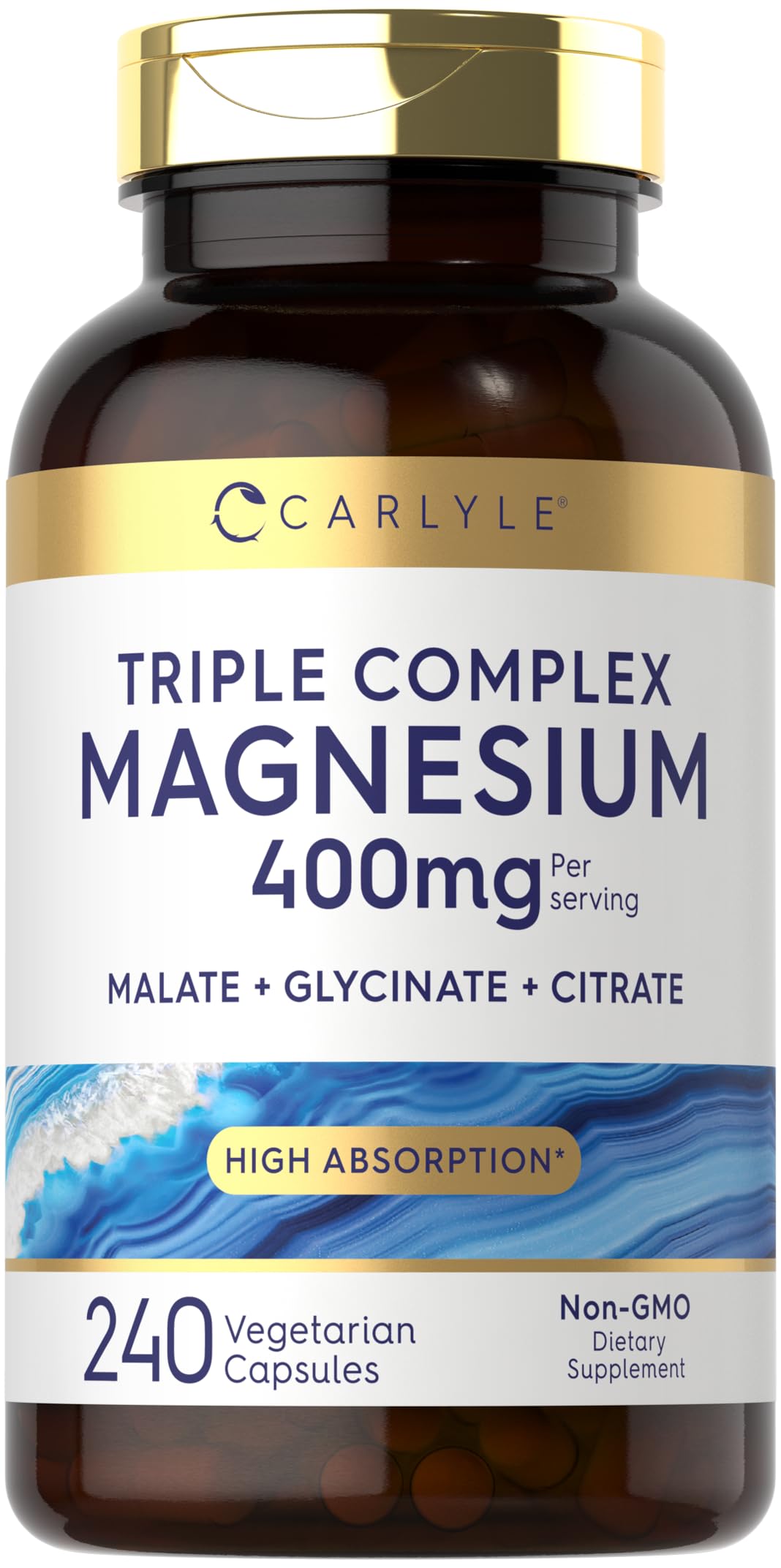 Carlyle Triple Magnesium Complex 400 mg 240 capsules - hero image