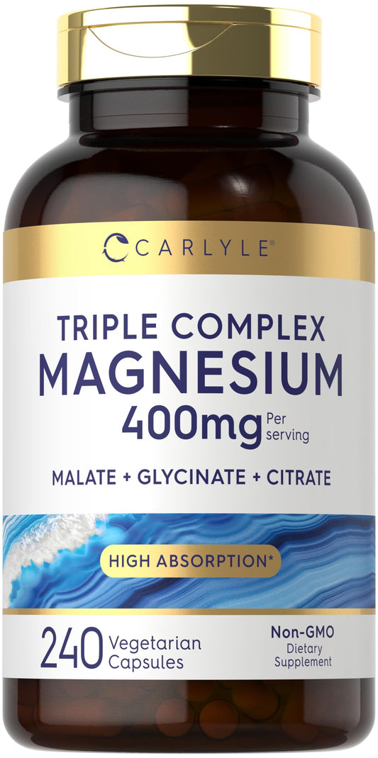 Carlyle Triple Magnesium Complex 400 mg 240 capsules - hero image