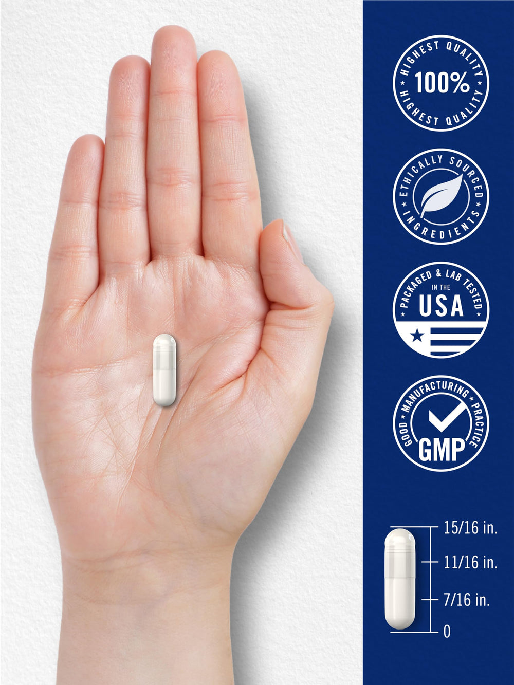 Nutritional facts chart for Carlyle Magnesium Complex