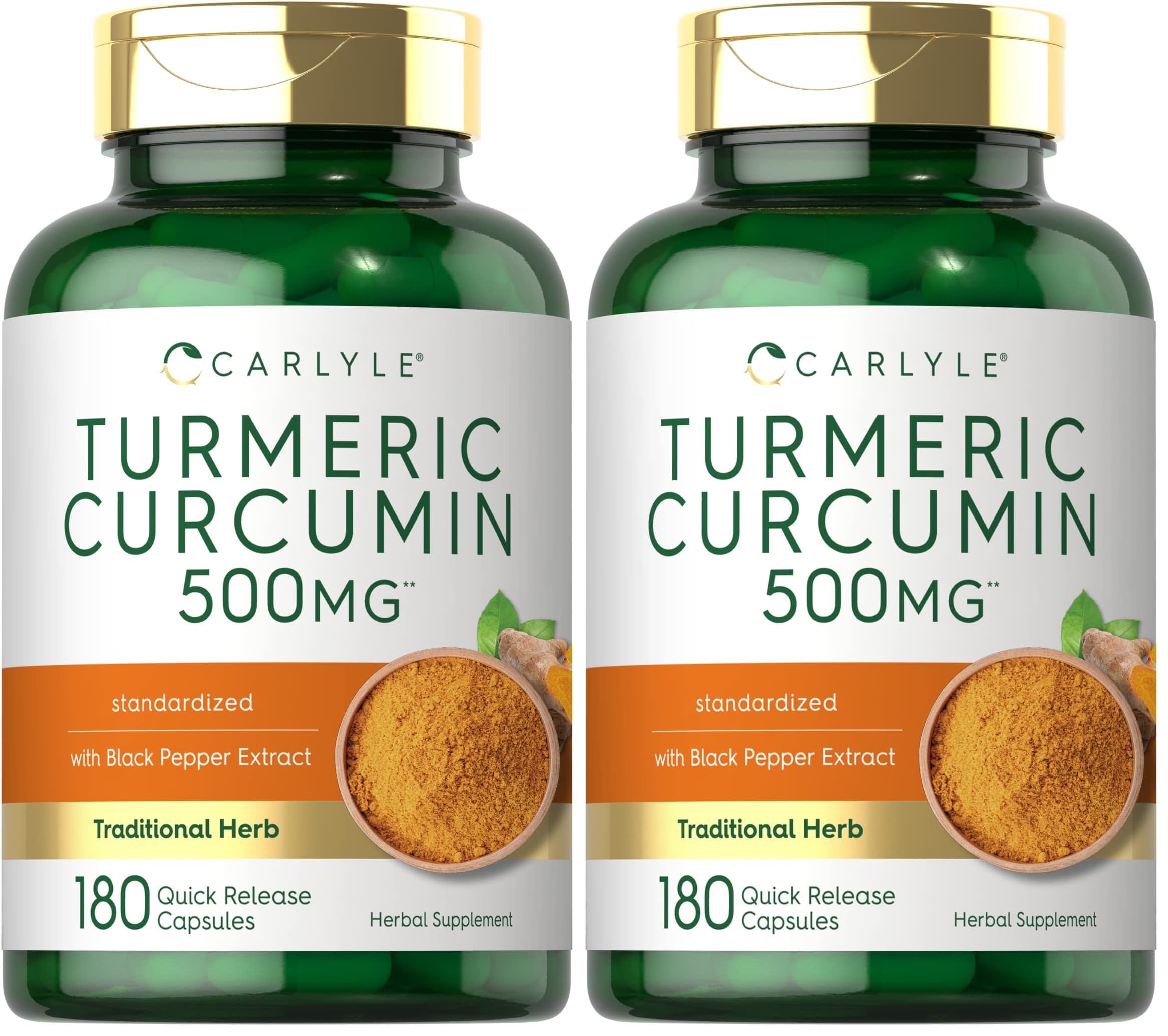 Carlyle Turmeric Curcumin 500 mg Pack 2 hero image