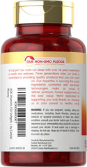 Nutrition facts panel close-up for Carlyle Vitamin ADK
