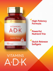 Non-GMO symbol on Carlyle Vitamin ADK packaging