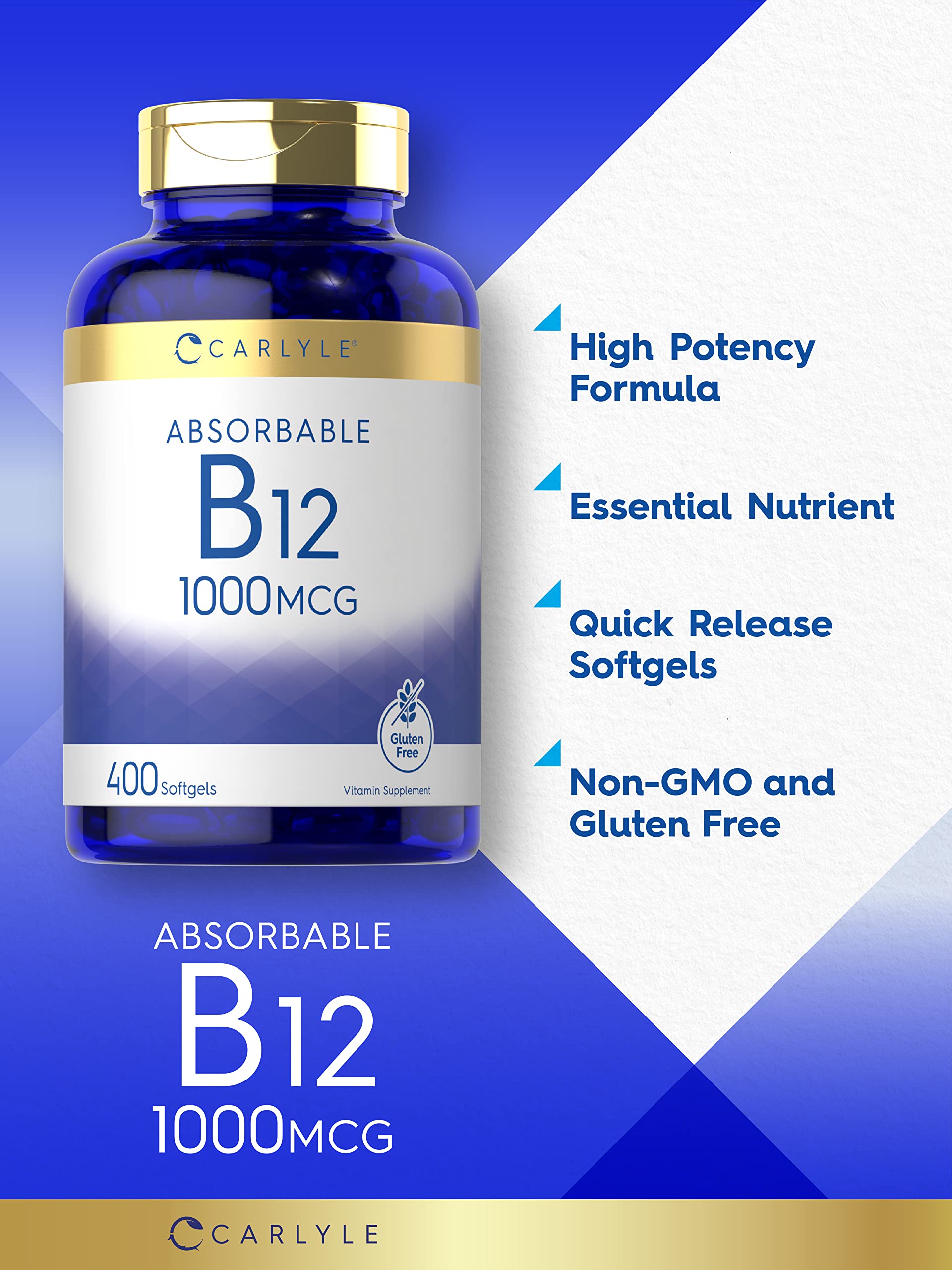 Close-up of Carlyle B12 label