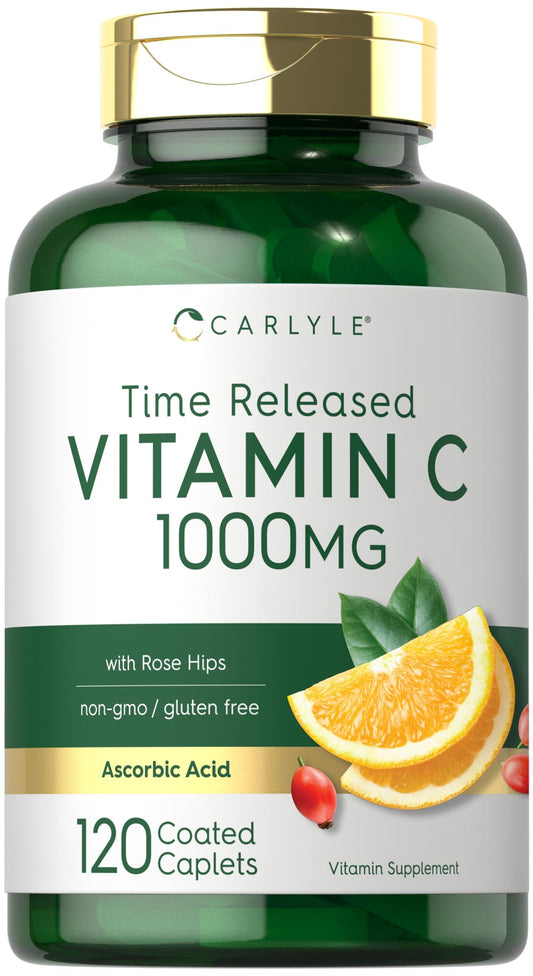 Carlyle Vitamin C 1000mg Timed Release - 120 Vegetarian Caplets