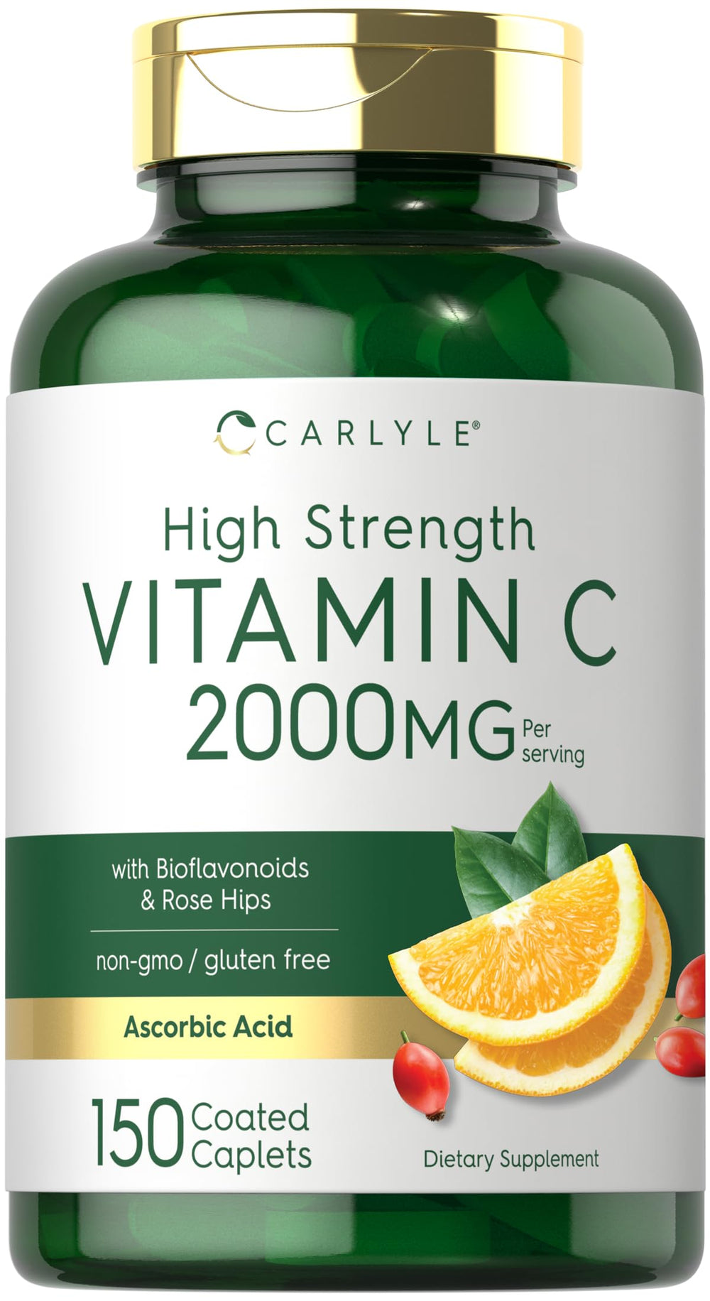 Carlyle Vitamin C 2000mg Rose Hips bottle front
