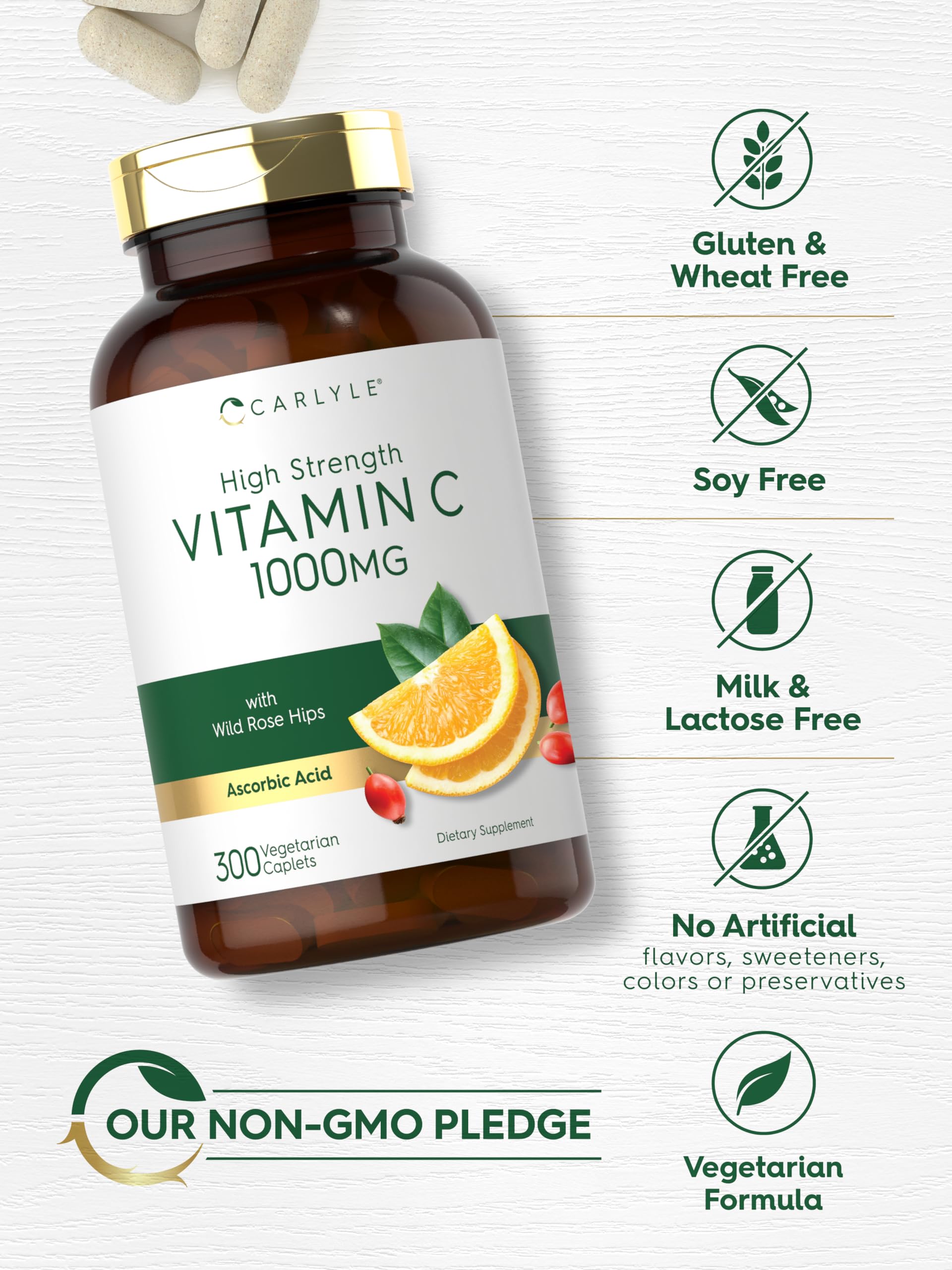 Rose hip ingredients used in Carlyle Vitamin C
