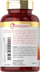 Nutrition facts for Carlyle K2 D3 300 Softgels