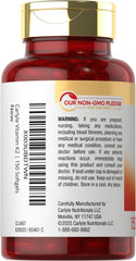 Carlyle Vitamin K2 MK7 bottle label with 100 mcg