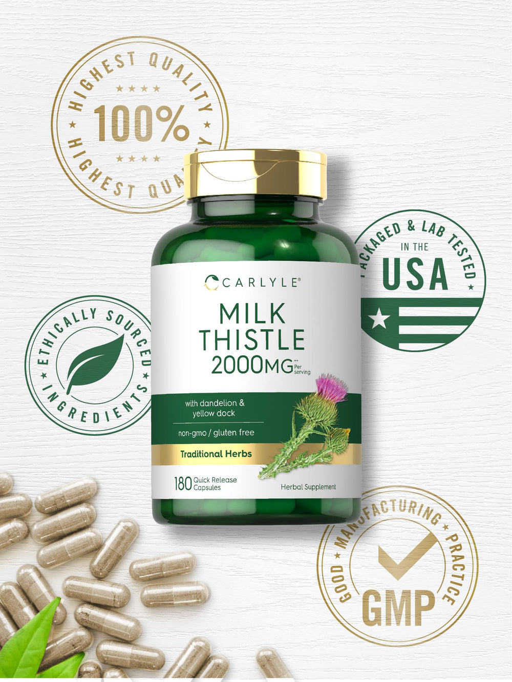 Wellness lifestyle image associated with Carlyle Milk Thistle
