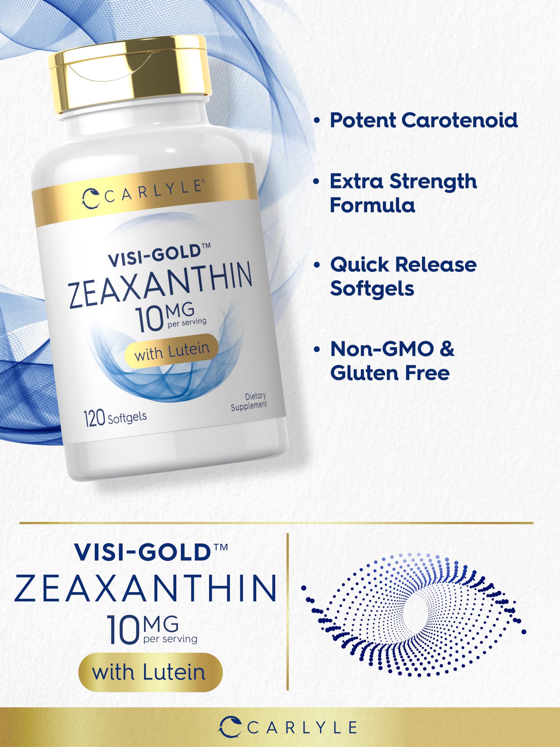 Zeaxanthin and Lutein ingredients close-up