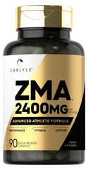 Carlyle ZMA packaging highlighting 2400mg per serving